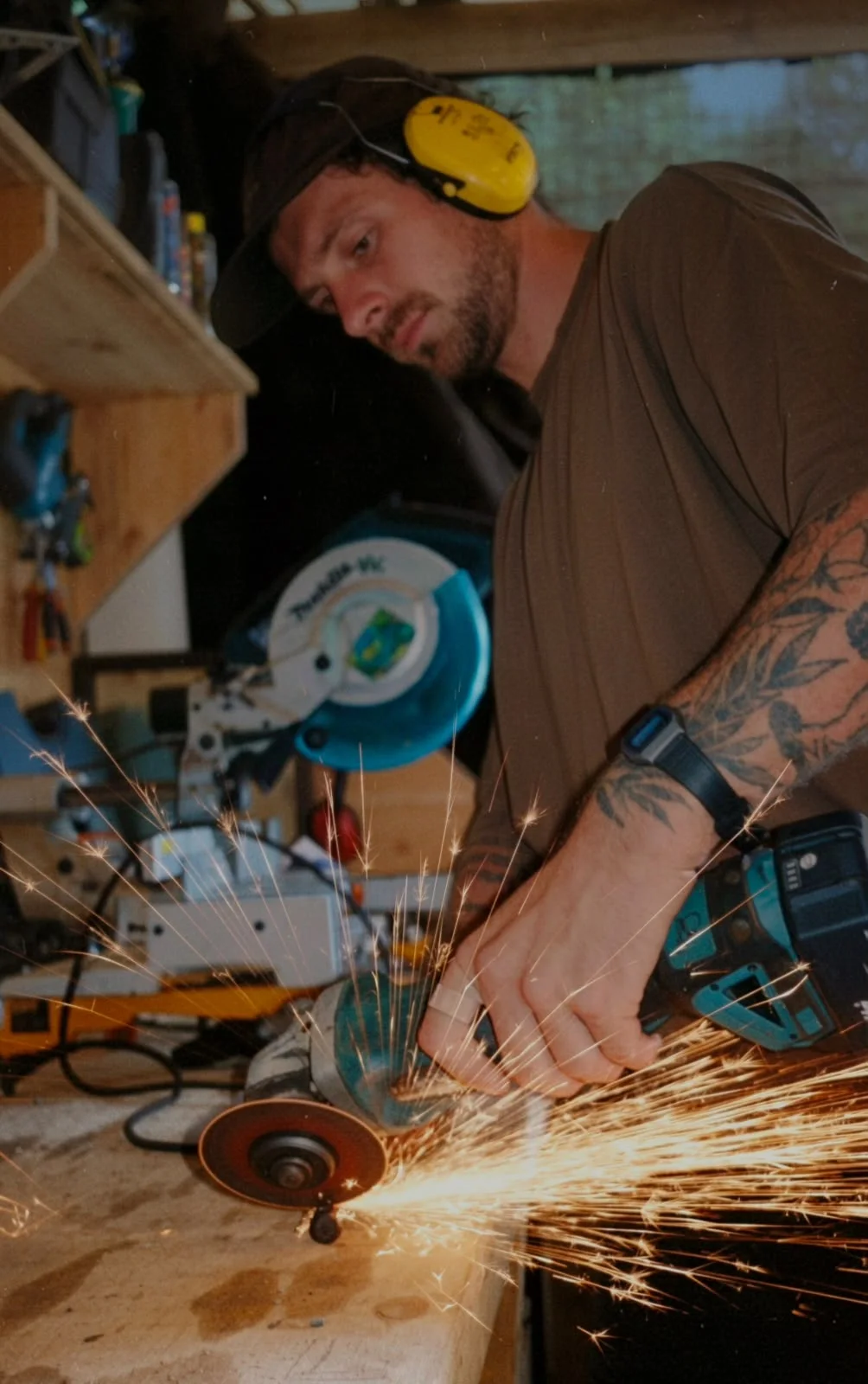 Retromat metalwork in the workshop