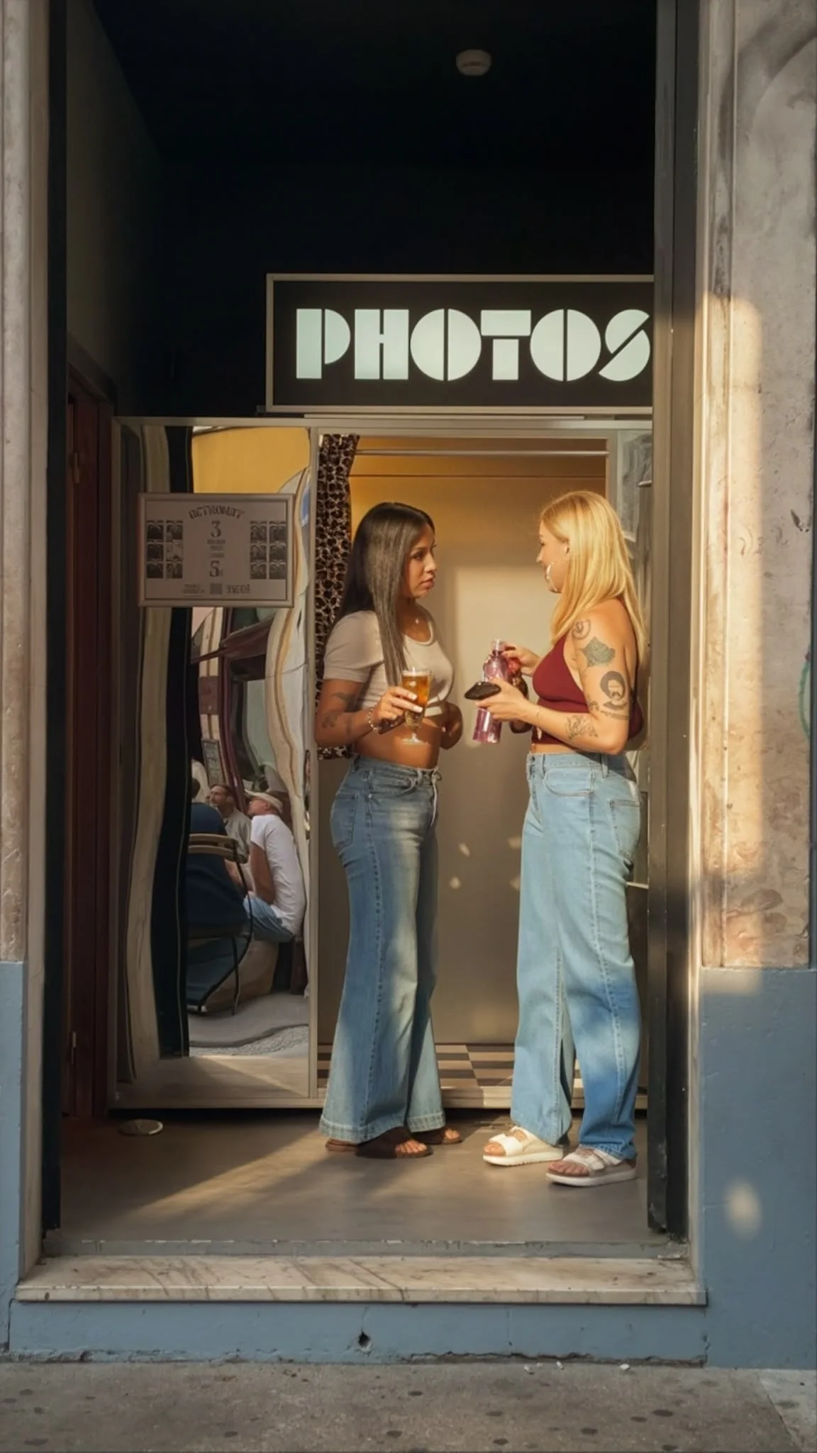 Guests beside The Mirror Retromat